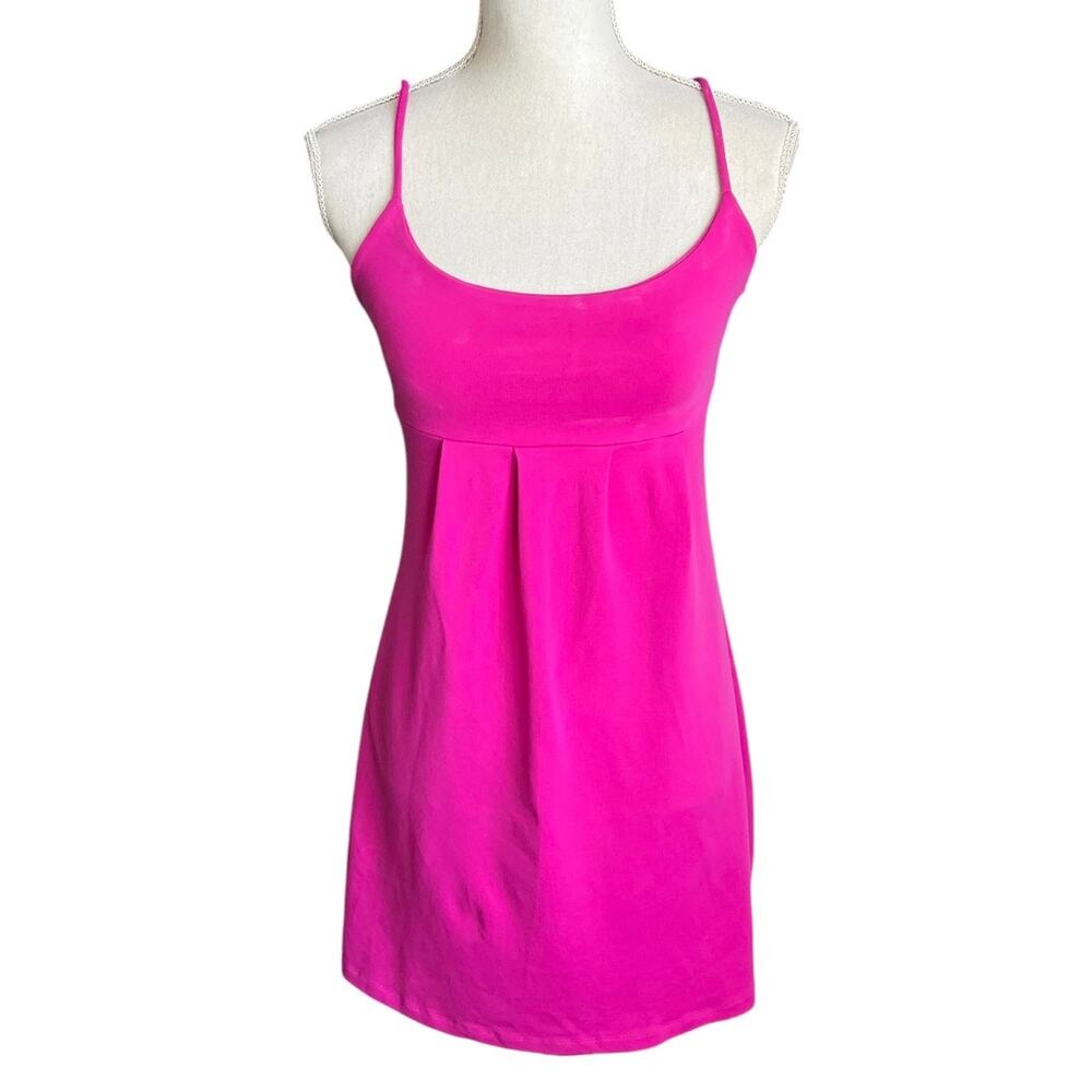 Smash fest queen pink mini dress athletic triathlon activewear size medium